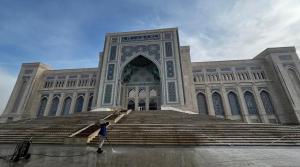 The Center of Islamic Civilization Tashkent facade