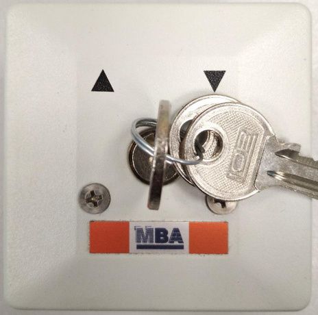 key-button for gate control