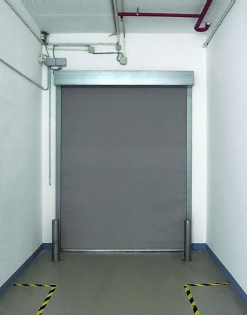 fire curtains at the exit